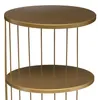Table Basse Dorée Modèle Kobu 56x36x36cm Voir les images du produit 9