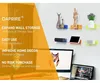 Lot de 2 supports muraux en acrylique, dimensions 23 cm, Voir les images du produit 7