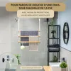 porte-serviettes eluno pour la paroi de douche en verre Voir les images du produit 6