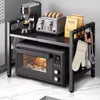 Mikrowellenregal aus Metall - 39-60 cm - Ausziehbares Produktbild-Vorschau 6