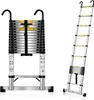 6,3 meter telescoopladder met verstevigde haken, extra lang Productafbeelding-voorbeeld 1