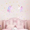2 listy Unicorn nástenné nálepky PVC vodotesné Unicorn Náhľad obrázku produktu 7