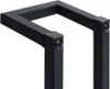 vidaXL Wieszak na ręczniki czarny 12,5x12,5x60 cm żelazko Podgląd zdjęcia produktu 6
