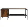 Couchtisch mit Regal Räuchereiche 100x51x40 cm Produktbild-Vorschau 4