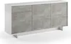 Dmora Schrank Agrifoglio 170x42x78h cm Weiß 1 Schublade, 2 Produktbild-Vorschau 1