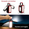 Campingleuchte Aufladbar,Faltbare LED Arbeitsleuchte mit 4 Produktbild-Vorschau 7