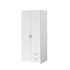 Armoire Varia -Reproduction blanc - 2 portes battantes + 2 Voir les images du produit 1