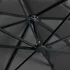 vidaXL Parapluie avec éclairage LED Mât en aluminium Voir les images du produit 5