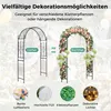 COSTWAY Arc pour rosiers, arc de jardin pour plantes Voir les images du produit 6