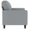 vidaXL 2-osobowa sofa jasnoszara 120 cm tkanina Podgląd zdjęcia produktu 4