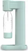 A mint-colored soda maker with a clear bottle attached. Produktbild-Vorschau