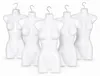 set di 5 busti femminili - torso da donna in plastica da 66 Anteprima dell’immagine prodotto 1