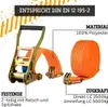 Safetytex 10x Spanngurt 8 Meter 50mm 5000kg 2tlg LKW Produktbild-Vorschau 2