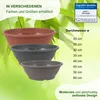 MePla - Pflanzschale mit Bodenloch ø 60 cm taupe Produktbild-Vorschau 3