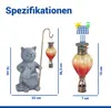 Maximex Solar Gartenfigur Katze mit LED-Heißluftballon, Produktbild-Vorschau 11