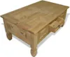 Tavolino in legno di pino stile Messico 100x55x44 cm Anteprima dell’immagine prodotto 10