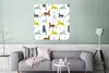 MuchoWow® Poster Katze - Tiere - Weiß 75x75 cm - Wand Produktbild-Vorschau 5