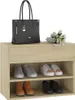 vidaXL Ławka na buty dąb sonoma 60x30x45 cm Materiał Podgląd zdjęcia produktu 11
