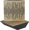 Two acoustic bass traps for a recording studio, one standing upright and the other angled on the floor. Náhled obrázku produktu