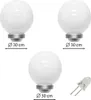Dalux® Solar-Kugel-Dekoleuchte OLA Garten 3er Set : 30cm + Produktbild-Vorschau 1