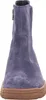 A front view of a single purple Chelsea boot with a brown sole. Anteprima dell’immagine prodotto