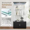 UnboxG Glasvitrine,Vitrinenschrank Glas mit LED Licht und Produktbild-Vorschau 6