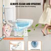 A toilet and its associated pump system are shown, with a person walking away in the background. There are also inset images highlighting features. Anteprima dell’immagine prodotto