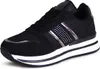 topschuhe24 2693 Damen Plateau Sneaker Glitzer Halbschuhe , Produktbild-Vorschau 2