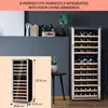 Klarstein vinotéka, slim, skleněné dveře, 2 zóny, LED, 5-18 Náhled obrázku produktu 6