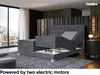 MEBLINI Boxspringbett Elektrisch Verstellbar - Gepolstert Produktbild-Vorschau 4
