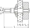 Tasselli metallici per cavità Fischer, HM 6x52 S, Anteprima dell’immagine prodotto 10