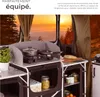 Table de cuisine de camping avec structure en aluminium 172 Voir les images du produit 4