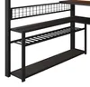 Flieks Etagenbett 140x200cm mit Schreibtisch und Regal, Produktbild-Vorschau 8