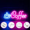Forever Light Neon PLEXI LED COFFEE pink blue NNE11, Náhled obrázku produktu 5