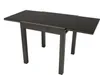 Balkon-Ausziehtisch Gartentisch Tisch Glaspatte Gestell Produktbild-Vorschau 1