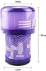 A product shot of a vacuum cleaner filter with dimensions indicated. Produktbild-Vorschau