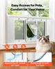VEVOR Katzenklappe Katzentür Anpassbar an Fensterbreiten Produktbild-Vorschau 4