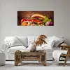 Bild auf Leinwand - Leinwandbild - Hamburger Sandwich - Produktbild-Vorschau 6