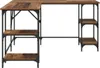 vidaXL Biurko z drewna odzyskanego 139 x 139 x 75 cm Podgląd zdjęcia produktu 6