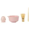 Japanisches Matcha-Set, 4-teilig, rosa, mit Schale und Produktbild-Vorschau 2