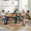 WOLTU Campingtisch, aus HDPE + Metall, 8 Personen, 180x74cm Produktbild-Vorschau 4