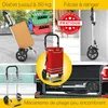 Chariot de courses pliable ELONEO, chariot de courses avec Voir les images du produit 3