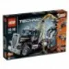 The image shows the box of a Lego Technic Holztransporter 2in1. Produktbild-Vorschau