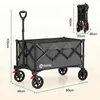 Sekey Bollerwagen faltbar 150 kg mit Bremsen, klappbarer Produktbild-Vorschau 8