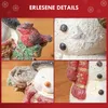 Weihnachtsdeko, Schneemann mit Vogel, 4 warmweiße LEDs, Produktbild-Vorschau 6