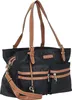 A black Picard Sonja shoulder bag with brown leather accents is shown against a white background. Voir les images du produit