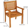 DEGAMO Gartenstuhl Holzstuhl Gartensessel CORUNA, Produktbild-Vorschau 8