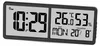 A digital clock displaying time, temperature, humidity, and date. Produktbild-Vorschau