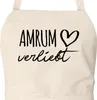 Huuraa Schürze Amrum verliebt Natur mit Taschen Baumwolle Produktbild-Vorschau 2