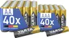 Batteries VARTA, assortiment AA et AAA, 80 pièces, Power on Voir les images du produit 1